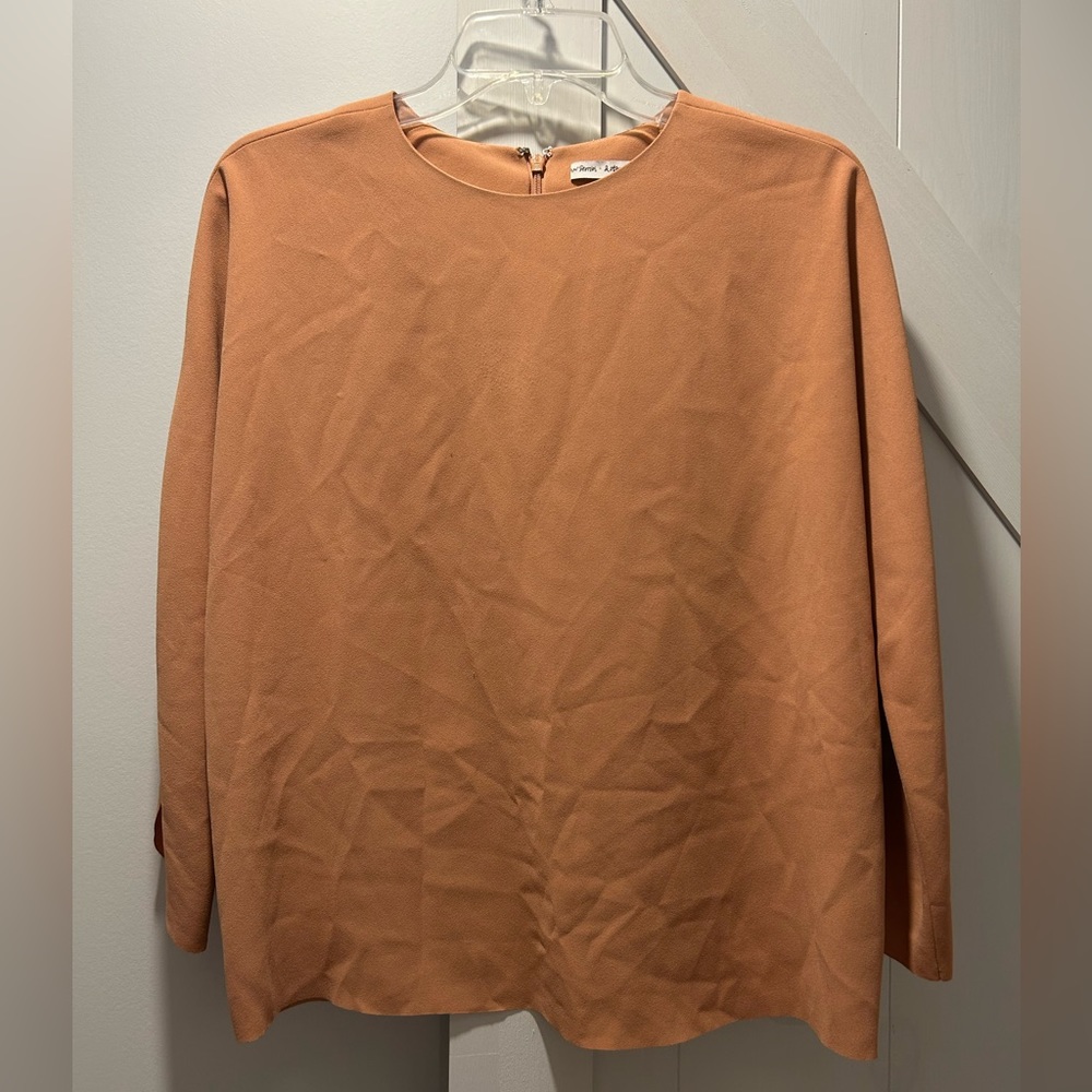 & Other Stories Rust Blouse Size 4